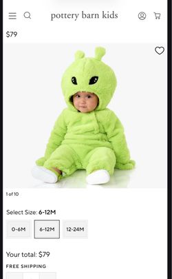 Adorable Pottery Barn Costume 12-24 months