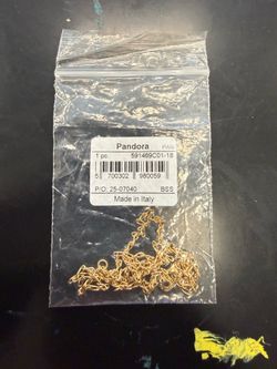 BRAND NEW PANDORA 14K GOLD PLATED CHAIN NECKLACE