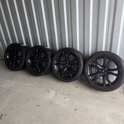 Chrysler Charger Challenger  Chrysler 300 Black 20" Rim Set 