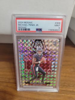2024 Mosaic Michael Penix Jr. Rookie RC PSA 9