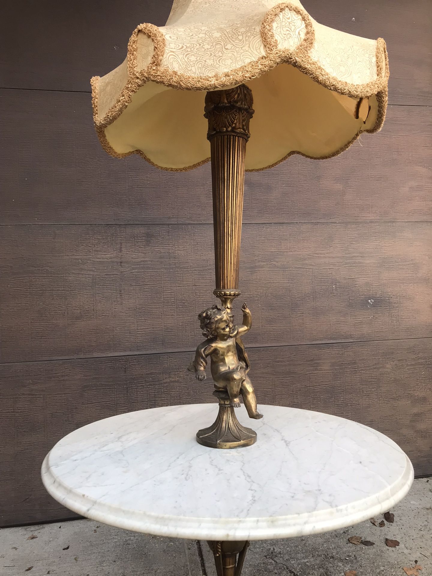 Marble Table Lamp.