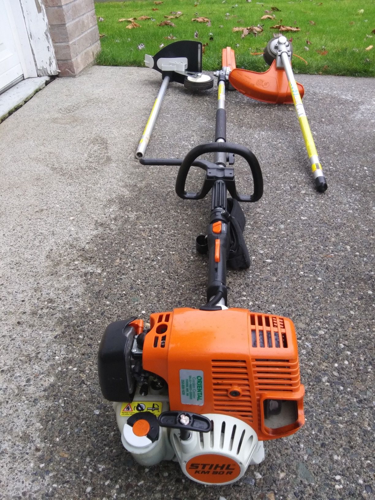 STIHL KM 90R Professional Kombi system with (3) attachments for Sale in