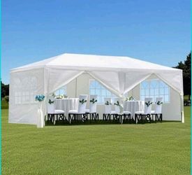 10'x20' Outdoor Canopy Party Wedding Tent 6 Removable Sidewalls 