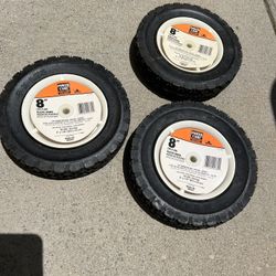 Lawn Mower Plastic Wheel 8” X 1.75” $30 For All Three