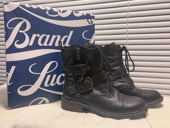 Lucky Brand Leather Boots Women Size 6 New