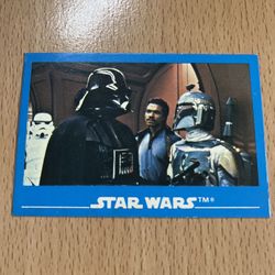 1984 Kellogg’s Star Wars card- Darth Vader
