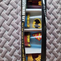 Justice League Shot Glass Set