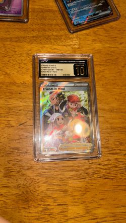 Cgc  pristine 10 Friends in Hisui pokemon slab