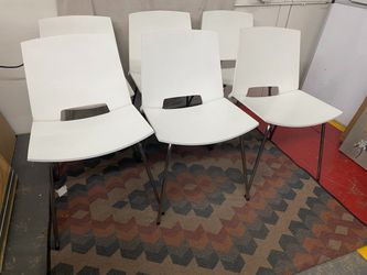 IKEA Fritz White Side Chair (Set of 6)
