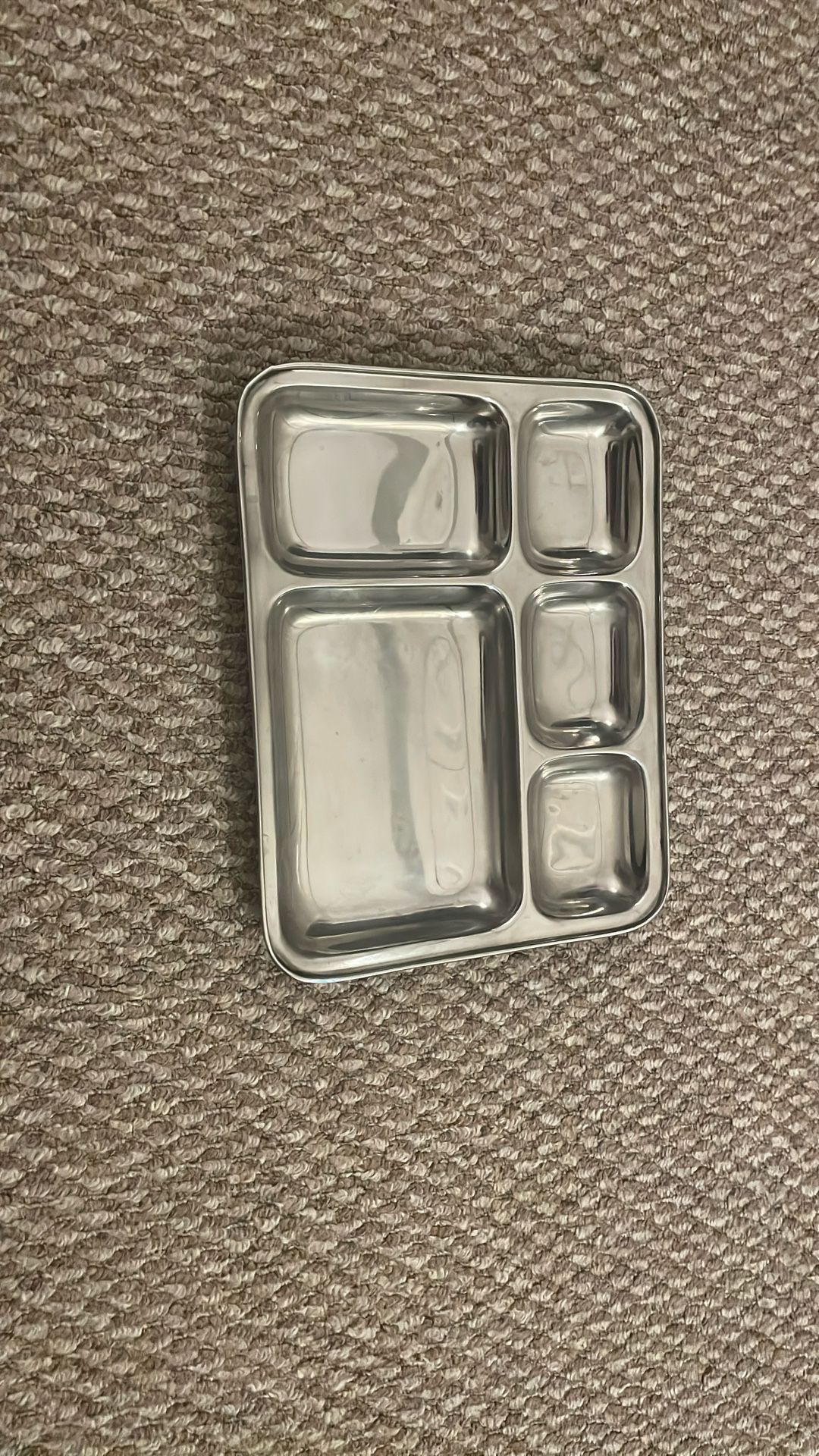 5 Compartment Mess Tray