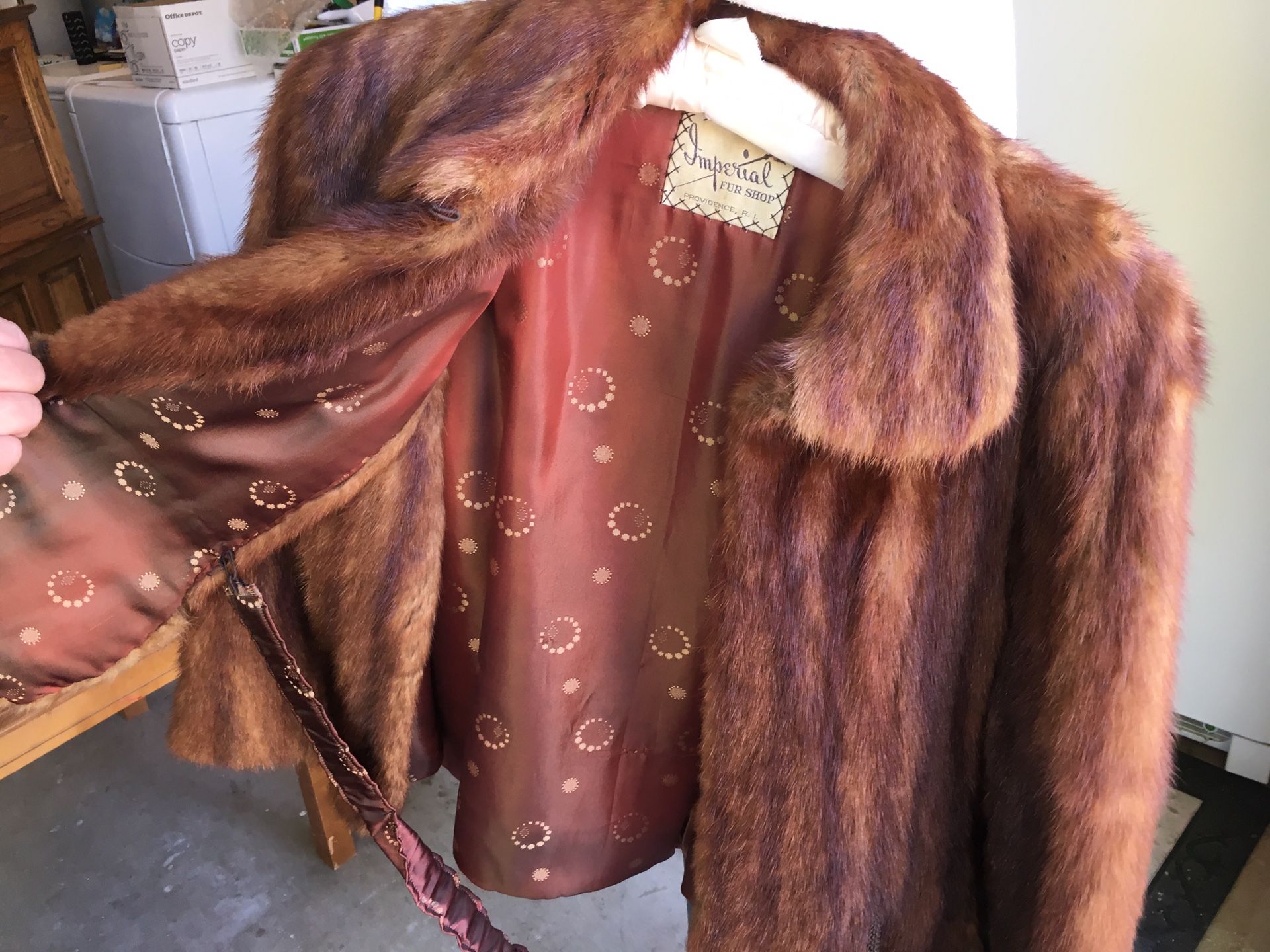 Vintage Fur Coat From Italy
