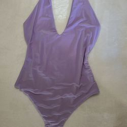 Backless Purple Top