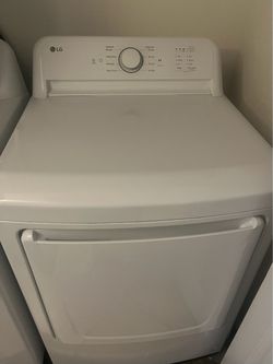 LG White Front-Load Dryer