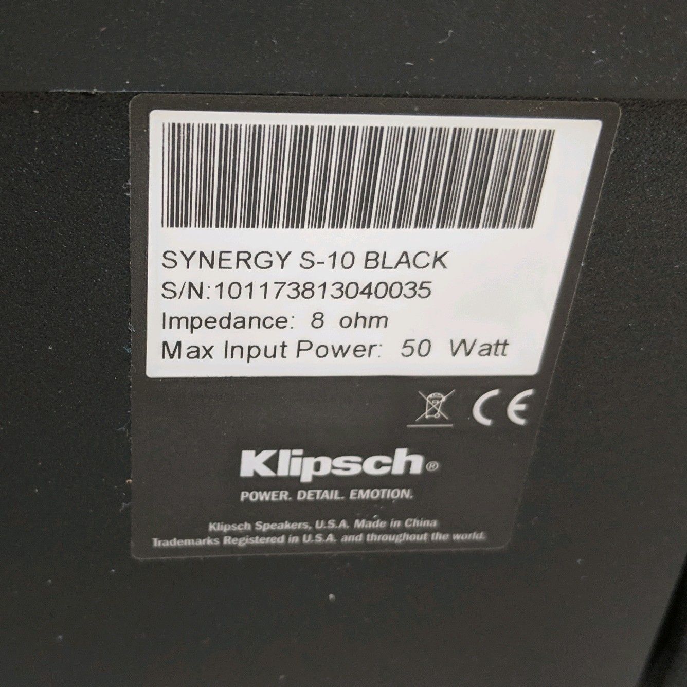 Klipsch Synergy S 10 Surround Speakers for Sale in Plano TX OfferUp