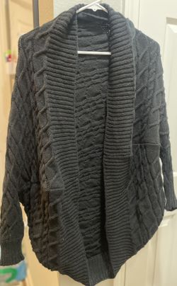 Black Shein Cardigan Size L 