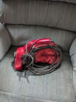 Red Handheld Canister Vacuum with Cord