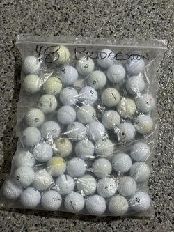 4 Dozen 48 BRIDGESTONE GOLF BALLS White Mix of Models