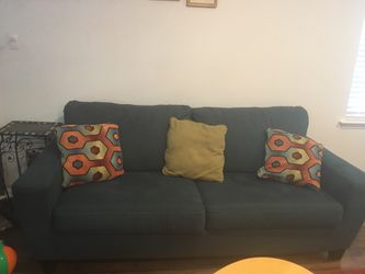 Ashley sleeping sofa blue