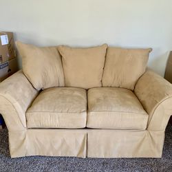 Moving sale! Two couches and kitchen table sold together or separately