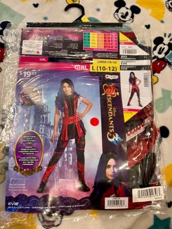 THE DESCENDANTS EVIE GIRLS COSTUME SIZE L(10-12)