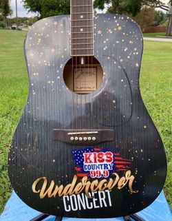 Acoustic Guitar Signed by Country Music Artist Dylan Scott