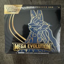 Pokémon Mega Evolution Elite Trainer Box (Lucario) – Sealed (Read)