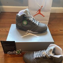Air Jordan Retro 5 ‘Wolf Grey’ 2026 Brand New Mens Sizes 7.5 + 9.5