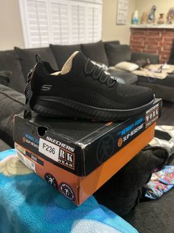Skechers Work Slip-Resistant Sneakers with Box