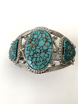 Vintage Turquoise Look Bracelet