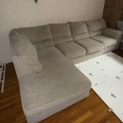 2 Pieces Sectional Sofa 