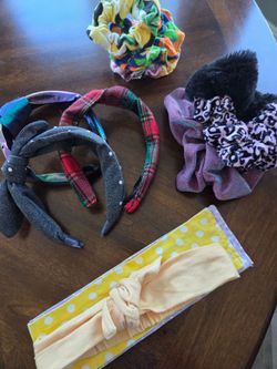 Mixed Hair Accessories Bundle – Headbands & Scrunchies