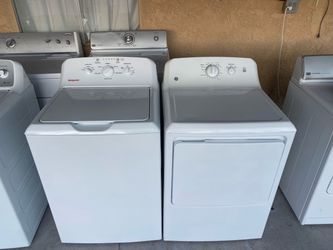 Eléctric dryer brand GE and washer Hotpoint 60 days of warranty free delivery and installation