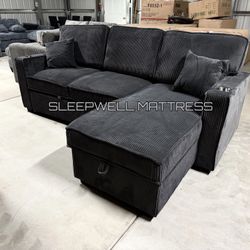 New Black Sofa 