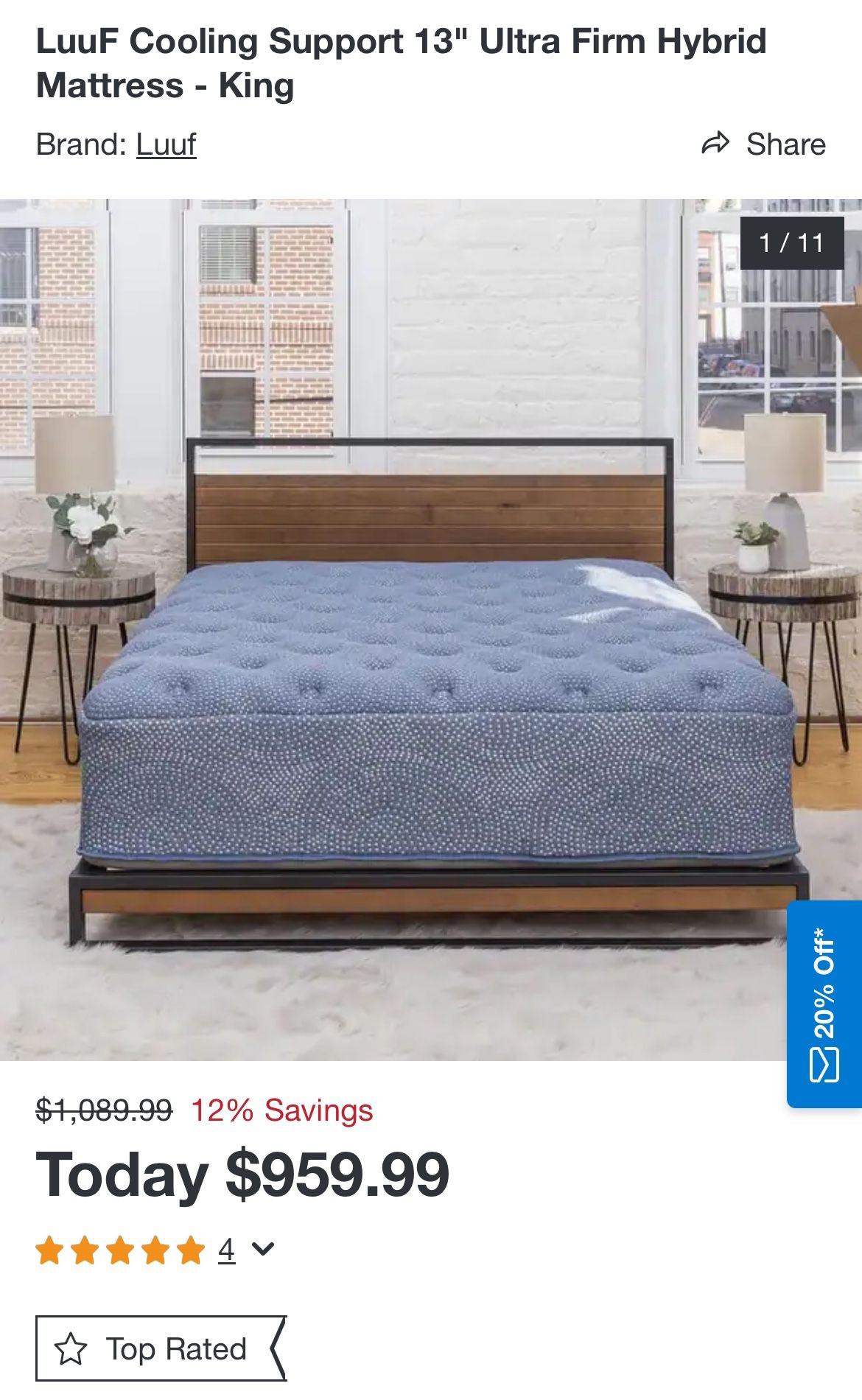 King Mattress  For Free