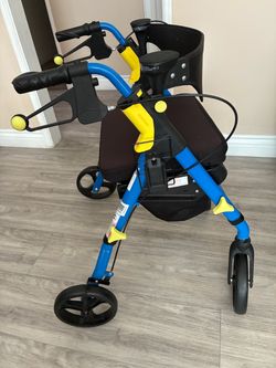 Walking chair with seat