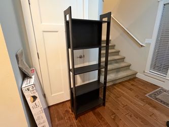 Black Wood Bookshelf