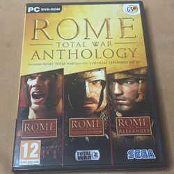 Rome: Total War Anthology (Windows PC, 2007) 3 Disc RAP-DVD