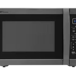 Sharp 1.4-cu ft 1100-Watt Sensor Cooking Controls Countertop Microwave (Black Stainless Steel) Retail price $169 Lil Sam’s Price $130