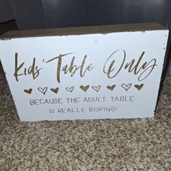Sign For Wedding Reception 