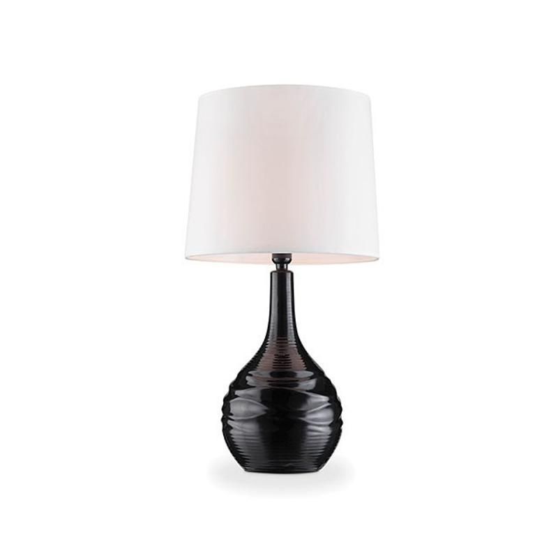 Black 25” Lamp