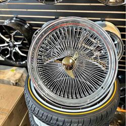20” And 22” Wire Wheels 100 Or 150 Spoke 