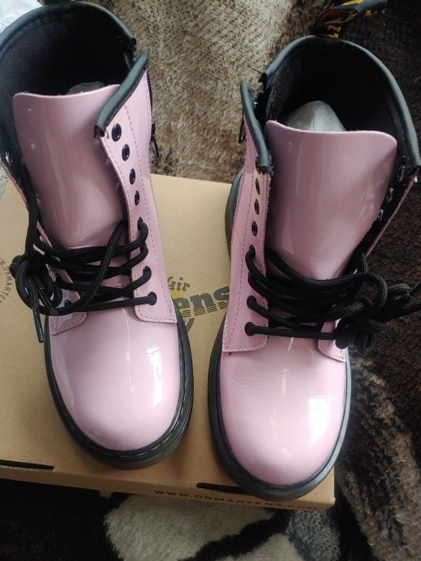 Pink Dr.  Martens Boots /Size 3 Y