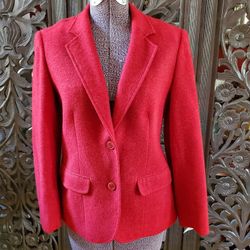Red Wool Jacket