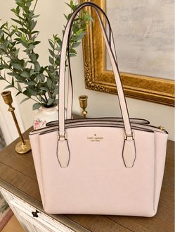 Kate Spade Monet Large Triple Compartment Leather Tote – Like New