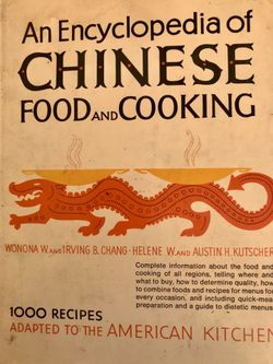 Vintage Chinese Cookbook. 1000 recipes. 1970