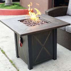 New Outdoor Patio Furniture Fire Pit Heater Table Propane