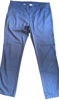 VTG Nike Sportswear Chino Pants Zip Pocket Navy Mens XL Straight Fit Dri-Fri