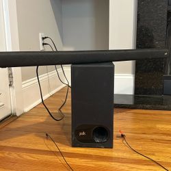 Polk Signa S1 Soundbar Speaker And Wireless Subwoofer