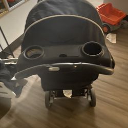Double Seat Stroller 