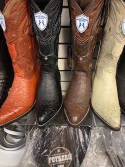 Nuevas botas vaqueras de Piel original para hombre